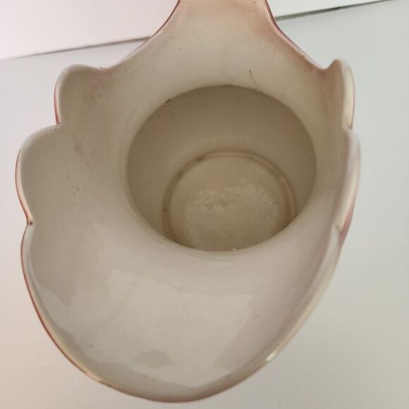 Vintage Hand Painted Ceramic Pitcher With Floral Design Italian - Picture 8 of 9